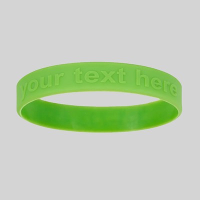 Embossed wristbands