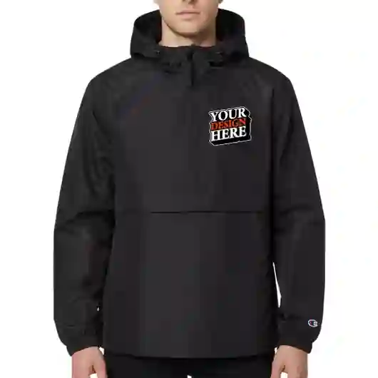 Apparel - Champion Adult Packable Anorak 1/4 Zip Jacket
