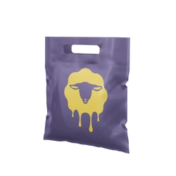 Die Cut Plastic Handle Bag