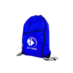 Polyester Zipper Drawstring with Headphone Slot