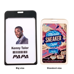 Big Aluminium Badge Holder