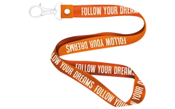 One Color Sublimation Lanyards