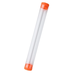 Clear Tube with Orange Trim (Inserted)