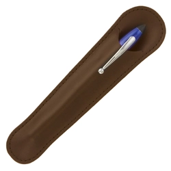 Brown Leatherette Pouch