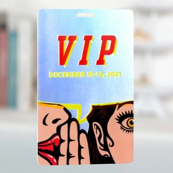 White Card - Holographic Effect