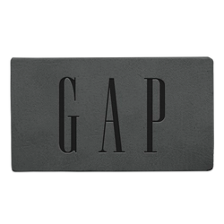 Debossed Black Filled