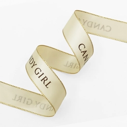 Metallic Edge Satin Ribbon