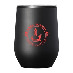 12oz Economy Wine Tumbler With Lid