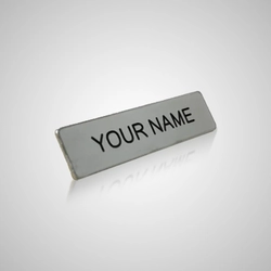 Engraved Metal Name Badges