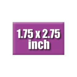 1.75 inch x 2.75 inch