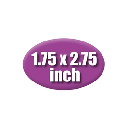 1.75 inch x 2.75 inch