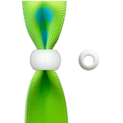 White Bead Plastic Slider