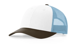 White/Columbia Blue/Brown