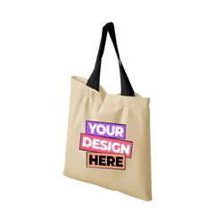 Two Tone Cotton Tote Bag