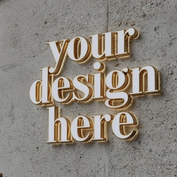 Luxury Back & Frontlit Sign