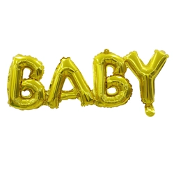 Gold Baby Balloon