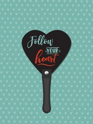 Heart Shape Hand Fan