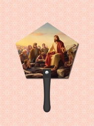 Pentagon Hand Fan