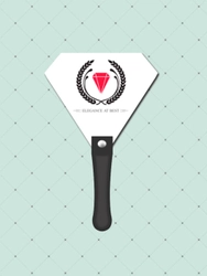 Gem Diamond Hand Fan