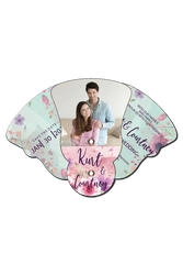 4 Part Expandable Bell Hand Fan