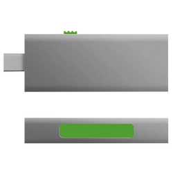 Gunmetal Gray & Green