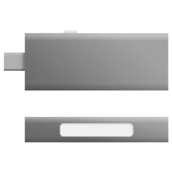 Gunmetal Gray & White