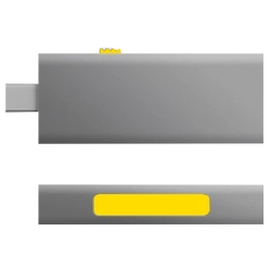 Gunmetal Gray & Yellow