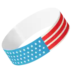 US Flag Tyvek® Wristbands