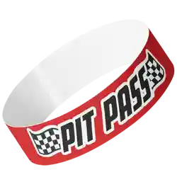 Pit Pass Tyvek® Wristbands