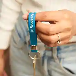 Colorfilled Wristband Keychains