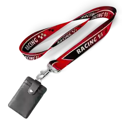 Full Color Lanyard with Badge Holders