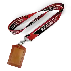 Full Color Lanyard with Badge Holders