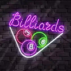 Custom Billiards Neon Signs