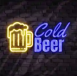 Custom Cold Beer Neon Signs
