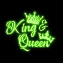 Custom King & Queen Neon Signs