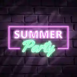 Custom Summer Party Neon Signs