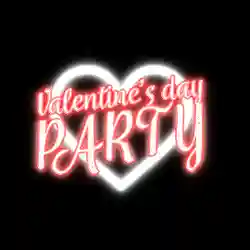 Custom Valentine’s Day Party Neon Signs