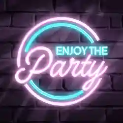 Custom Enjoy the Party Neon Signs
