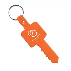Custom Key Shape Flexible Keychains