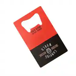 Two-Tone Card Bottle Openers