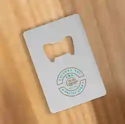 Color Filled Card Bottle Openers