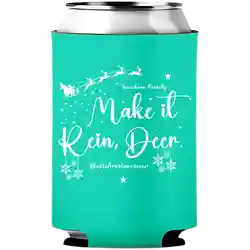Festive Fawn Can Coolers