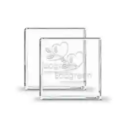 Customized Crystal Carving Coaster