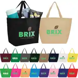 Custom Large Budget Non-Woven Shopper Tote Bags