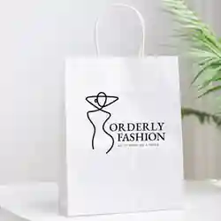 10 x 13 Inch Custom Twisted Handle Paper Shopping Bags