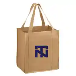 Custom Heavy Duty Non-Woven Grocery Tote Bags