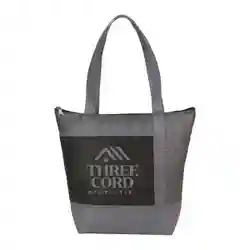 Custom Printed Chrome Non-Woven 9 Can Lunch Cooler Tote Bags