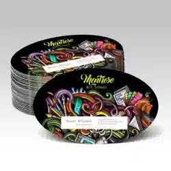 Custom Oval Business Cards