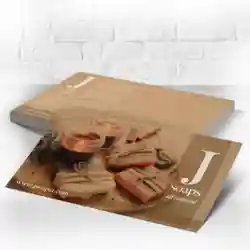 Custom Brown Kraft Postcards