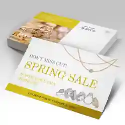 Custom Pearl Postcards
